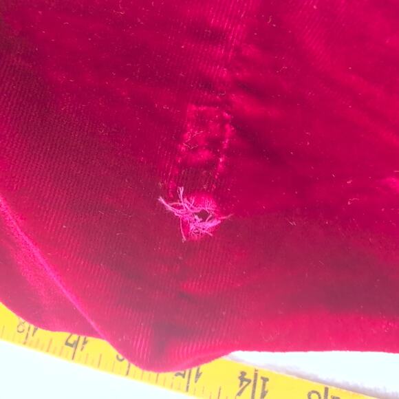 John Mark Velvet Embroidered Tunic Top Women's Small Crimson - Picture 10 of 10